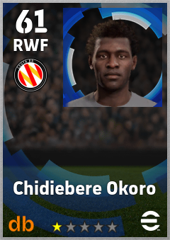 Chidiebere Okoro — RWF, OVR 61, MAX 61