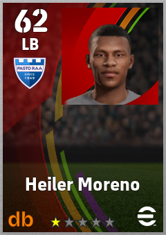 Heiler Moreno — LB, OVR 62, MAX 62