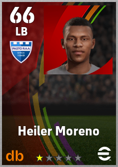 Heiler Moreno — LB, OVR 66, MAX 66