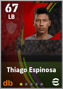 Thiago Espinosa — LB, OVR 67, MAX 67