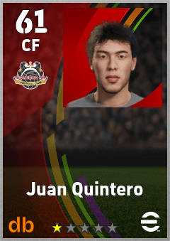 Juan Quintero — CF, OVR 61, MAX 61