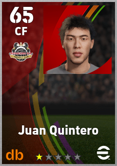Juan Quintero — CF, OVR 65, MAX 65