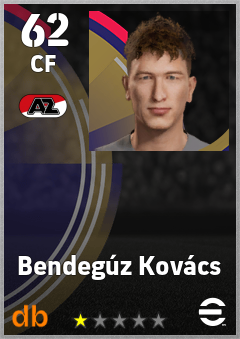 Bendegúz Kovács — CF, OVR 62, MAX 62