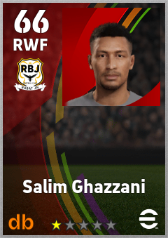 Salim Ghazzani — RWF, OVR 66, MAX 66