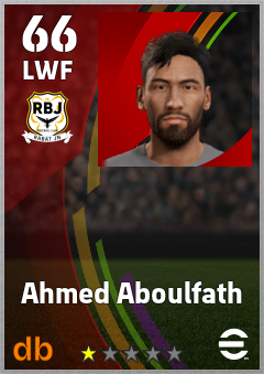 Ahmed Aboulfath — LWF, OVR 66, MAX 66