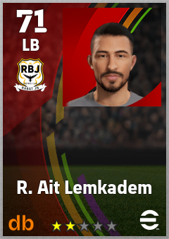 R. Ait Lemkadem — LB, OVR 71, MAX 71