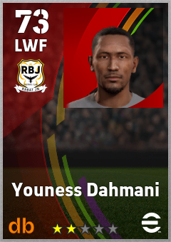 Youness Dahmani — LWF, OVR 73, MAX 73