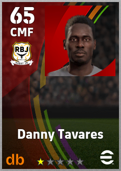 Danny Tavares — CMF, OVR 65, MAX 65