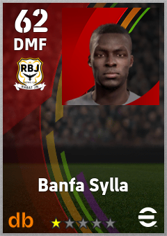Banfa Sylla — DMF, OVR 62, MAX 62