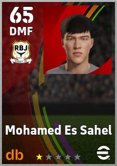 Mohamed Es Sahel — DMF, OVR 65, MAX 65
