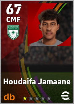 Houdaifa Jamaane — CMF, OVR 67, MAX 67