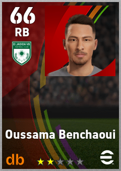 Oussama Benchaoui — RB, OVR 66, MAX 66