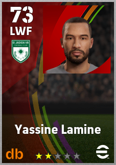 Yassine Lamine — LWF, OVR 73, MAX 73