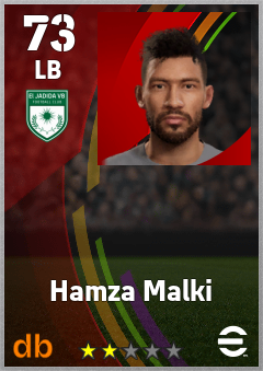 Hamza Malki — LB, OVR 73, MAX 73