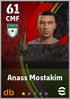 Anass Mostakim eFootball player card