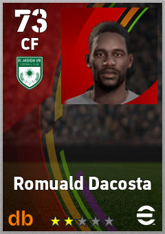 Romuald Dacosta — CF, OVR 73, MAX 73