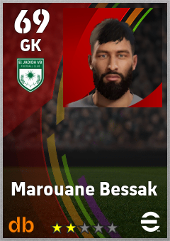 Marouane Bessak — GK, OVR 69, MAX 69