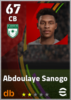 Abdoulaye Sanogo — CB, OVR 67, MAX 67
