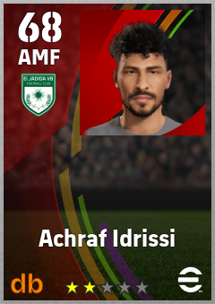 Achraf Idrissi — AMF, OVR 68, MAX 68