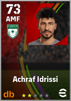 Achraf Idrissi — AMF, OVR 73, MAX 73