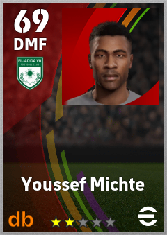 Youssef Michte — DMF, OVR 69, MAX 69