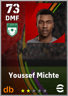 Youssef Michte — DMF, OVR 73, MAX 73