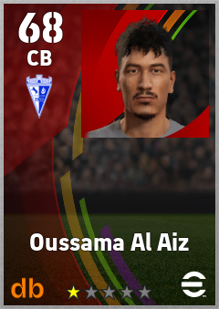 Oussama Al Aiz — CB, OVR 68, MAX 68