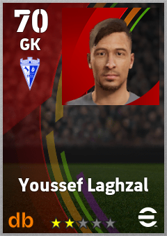 Youssef Laghzal — GK, OVR 70, MAX 70
