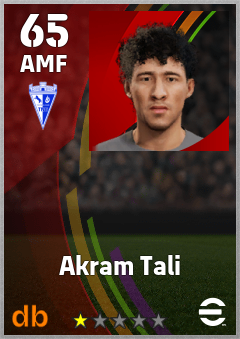 Akram Tali — AMF, OVR 65, MAX 65