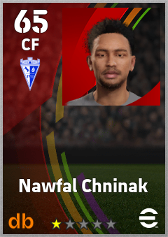 Nawfal Chninak — CF, OVR 65, MAX 65