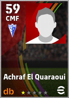 Achraf El Quaraoui — CMF, OVR 59, MAX 59