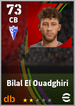 Bilal El Ouadghiri — CB, OVR 73, MAX 73