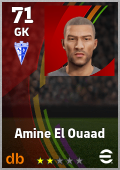 Amine El Ouaad — GK, OVR 71, MAX 71