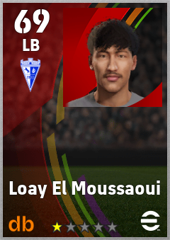 Loay El Moussaoui — LB, OVR 69, MAX 69
