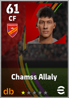 Chamss Allaly — CF, OVR 61, MAX 61