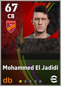 Mohammed El Jadidi eFootball player card