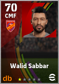 Walid Sabbar — CMF, OVR 70, MAX 70