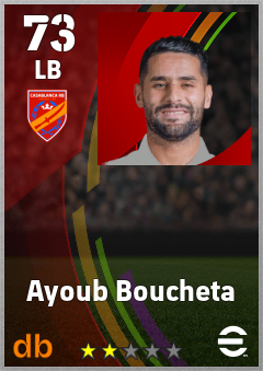 Ayoub Boucheta — LB, OVR 73, MAX 73