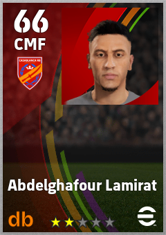 Abdelghafour Lamirat — CMF, OVR 66, MAX 66