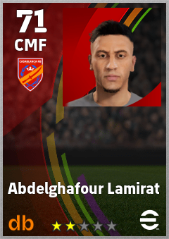 Abdelghafour Lamirat — CMF, OVR 71, MAX 71
