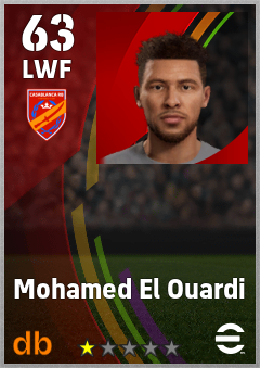Mohamed El Ouardi — LWF, OVR 63, MAX 63