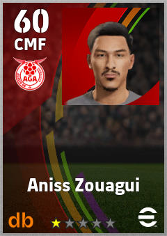 Aniss Zouagui eFootball player card