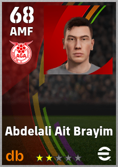 Abdelali Ait Brayim — AMF, OVR 68, MAX 68