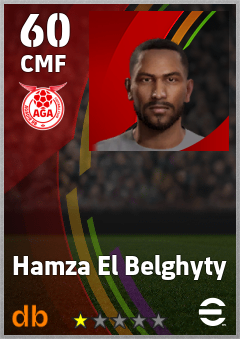 Hamza El Belghyty eFootball player card