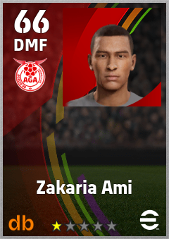 Zakaria Ami eFootball player card