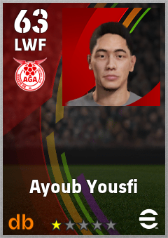 Ayoub Yousfi eFootball player card