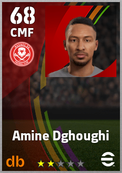 Amine Dghoughi — CMF, OVR 68, MAX 68