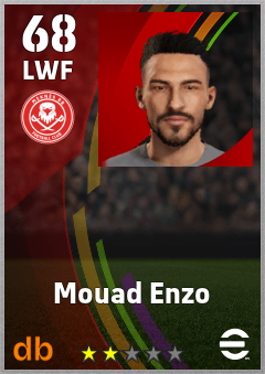 Mouad Enzo — LWF, OVR 68, MAX 68