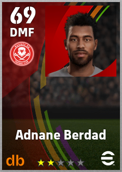 Adnane Berdad — DMF, OVR 69, MAX 69