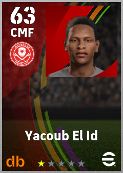 Yacoub El Id — CMF, OVR 63, MAX 63